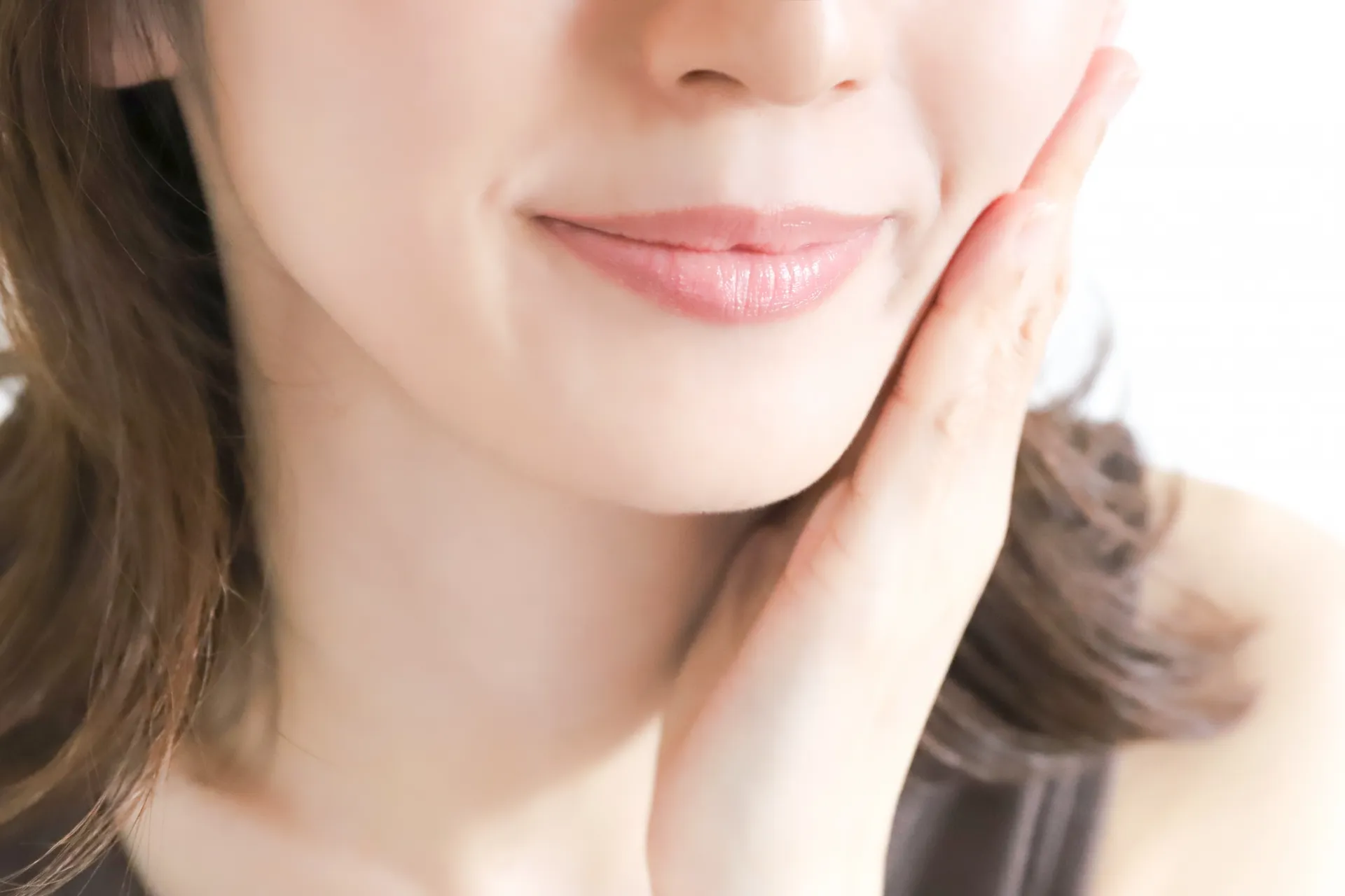 美肌の女性