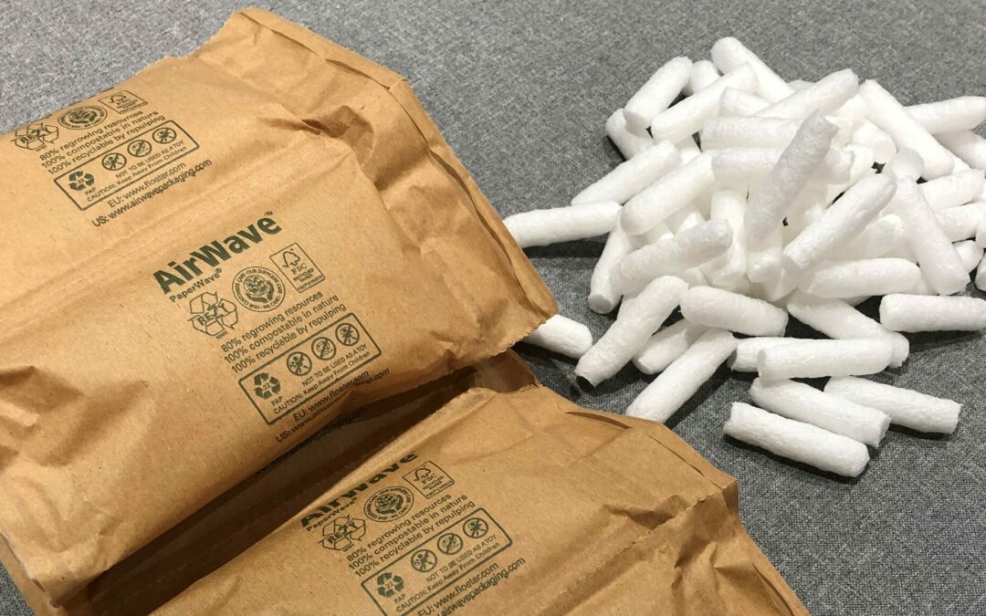 梱包資材に環境に配慮したエアークッションを採用しています